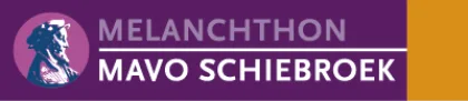 Logo van Melanchthon Mavo Schiebroek